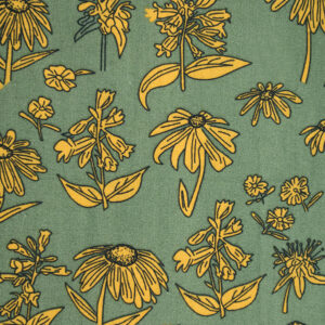 Rachelle Midi Dress - Green Floral - Image 5