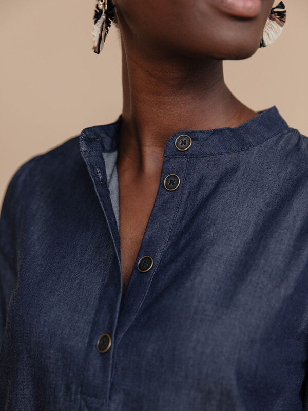 Ranji Dress - Blue Denim - Image 4