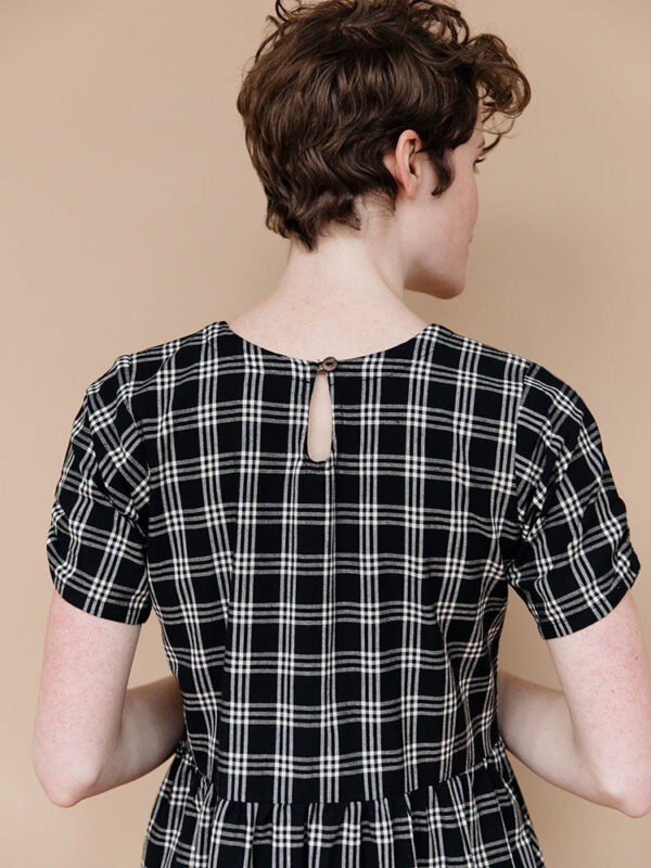Kavita Dress - Black Plaid - Image 3