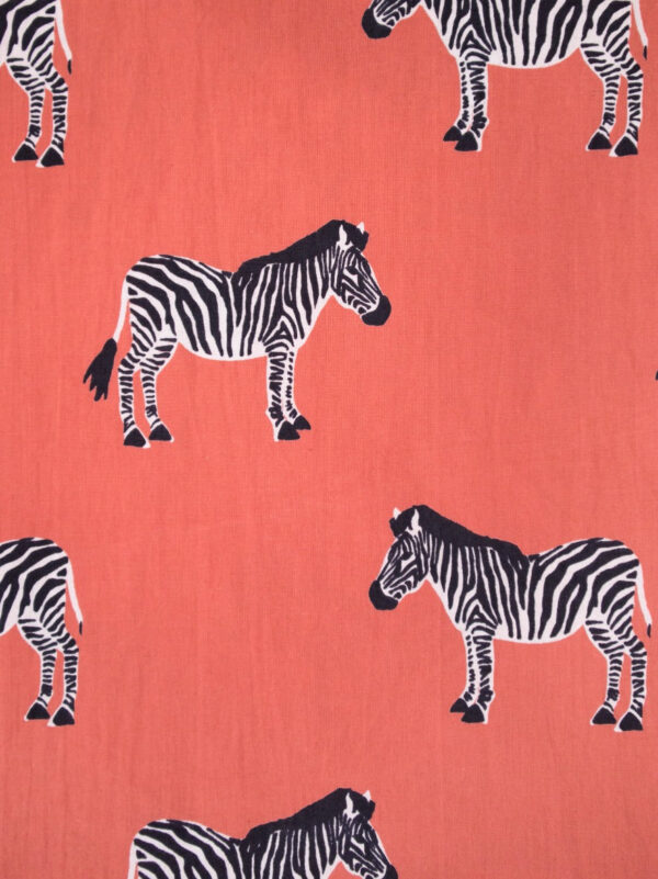 Adelaide Tiered Mini Dress - Zebra Bright Berry - Image 4