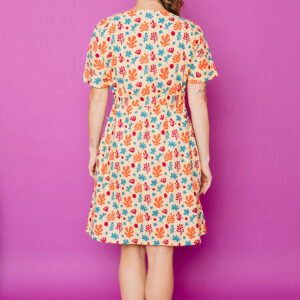 Aimee Dress - Purple Collage - Image 4