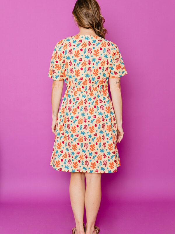 Aimee Dress - Purple Collage - Image 4