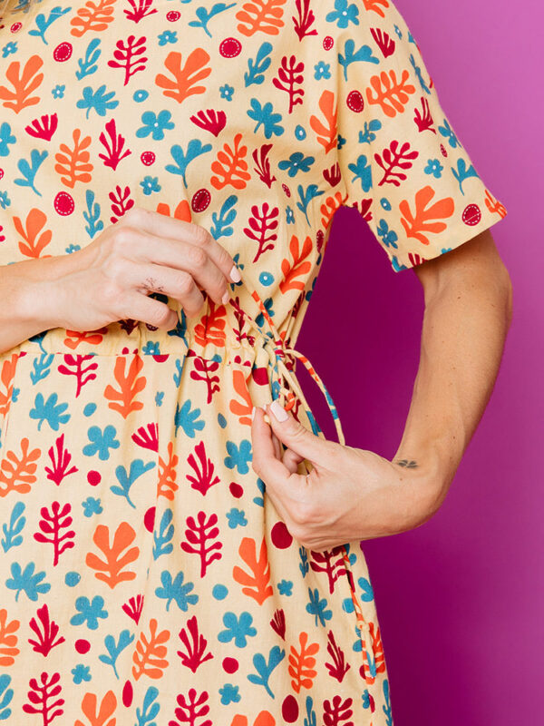 Aimee Dress - Purple Collage - Image 2