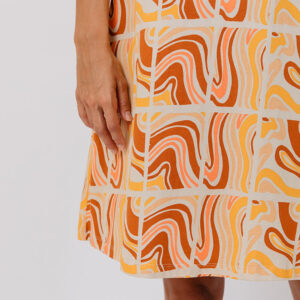 Eve Sleeveless Dress - Sedona Stripe - Image 7