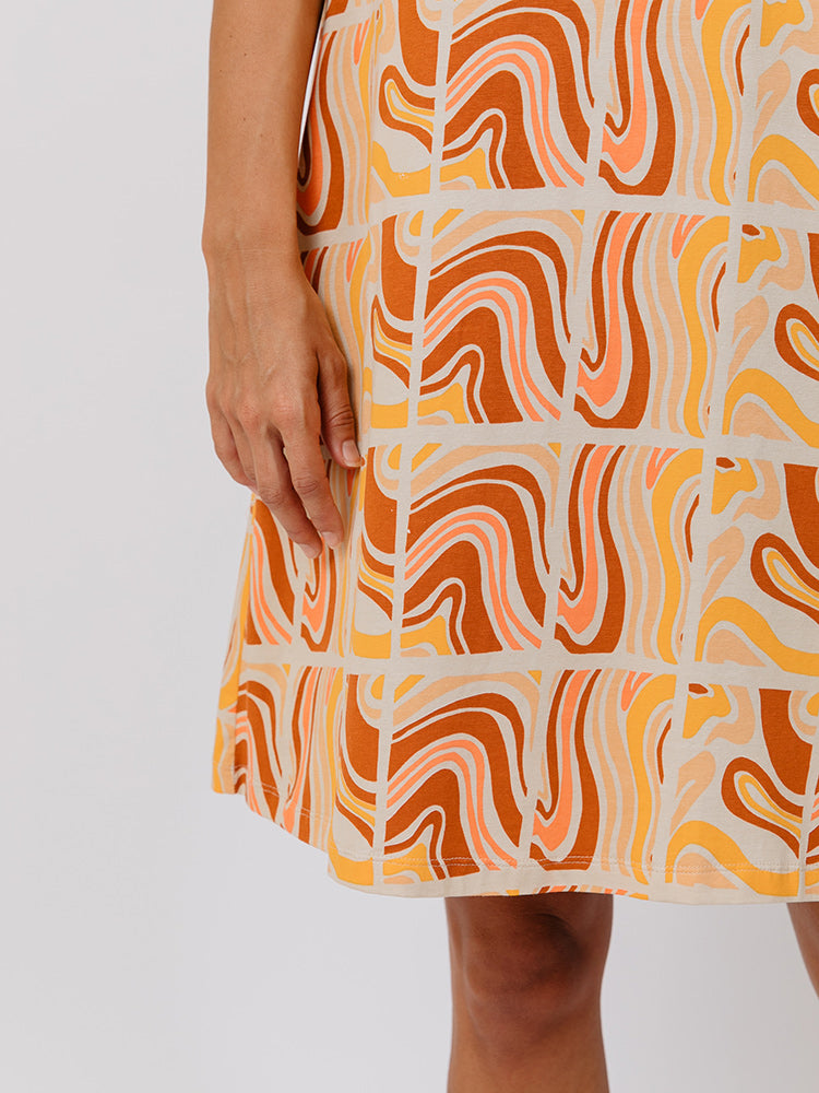 Eve Sleeveless Dress - Sedona Stripe - Image 7