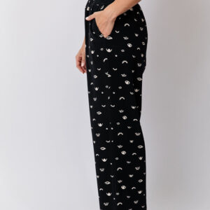 Fae Wide Leg Pant - Onyx Eyes - Image 2