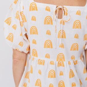 Nico Babydoll Top - Sunny Stripes - Image 6