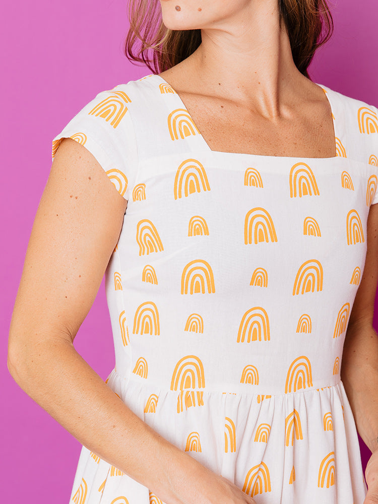 Rupi Midi Dress - Sunny Stripes - Image 6