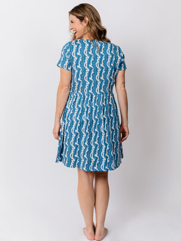 Serenade Dress - Blue Samudra - Image 3