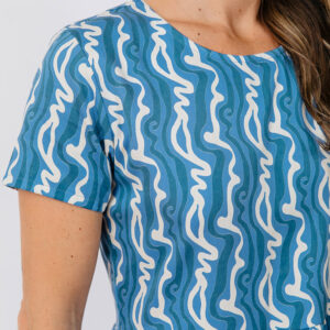 Serenade Dress - Blue Samudra - Image 6