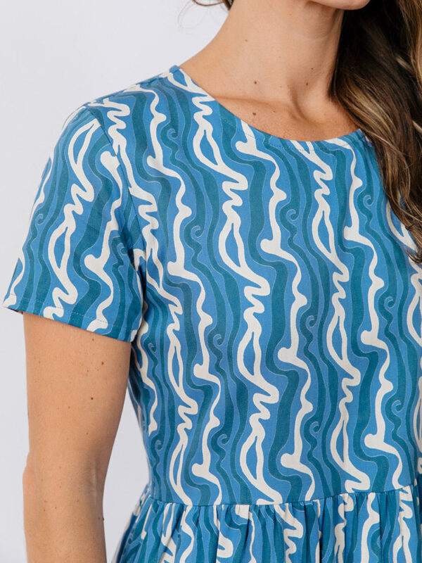 Serenade Dress - Blue Samudra - Image 6