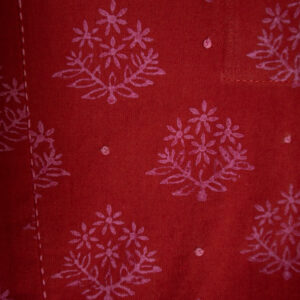 Sohla Mini Dress - Floral Stamp Red - Image 5