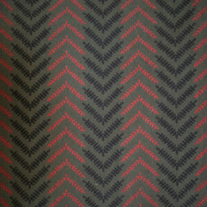 Chennai Mini Dress - Chevron Fern Red - Image 4