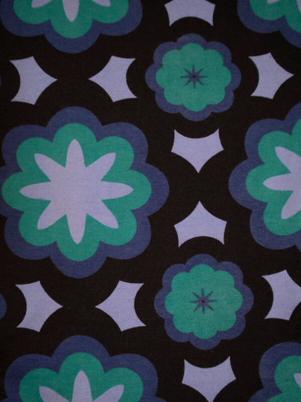 Callie 3/4 Sleeve Wrap Dress - Mod Teal - Image 4