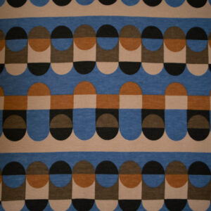 Eve Dress - Circle Stripe Blue - Image 7