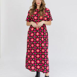 Aimee Maxi Dress - Mod Fuchsia - Image 3