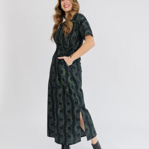 Aimee Maxi Dress - Vine Twist Forest - Image 3