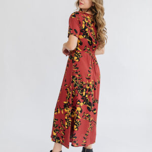Artsy Traveler Midi Dress - Eucalyptus Spice - Image 5