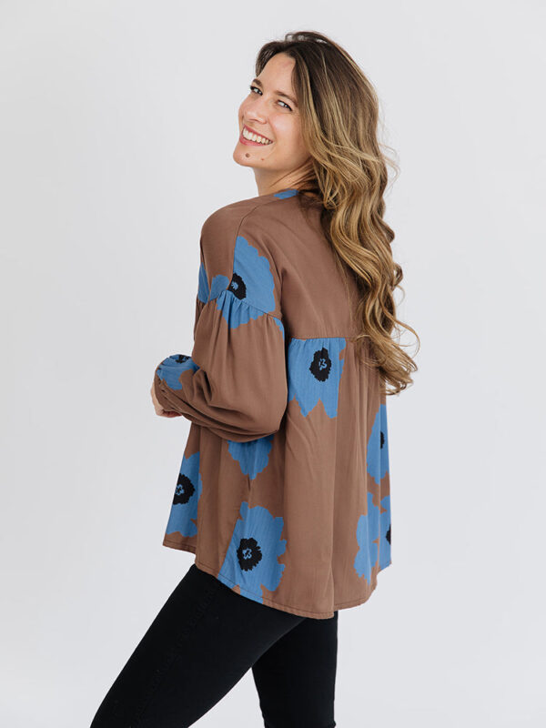 Fiona Blouse - Dark Oak - Image 2