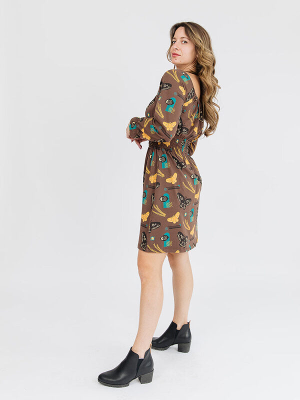 Juliet Mini Dress - Autumn Quilt - Image 2