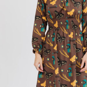 Juliet Mini Dress - Autumn Quilt - Image 4