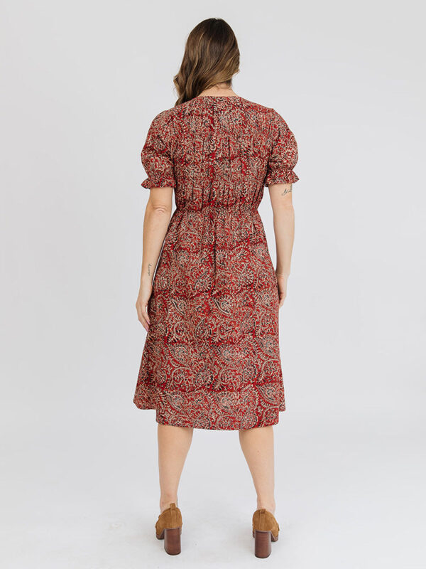 Santo Dress - Red - Image 3