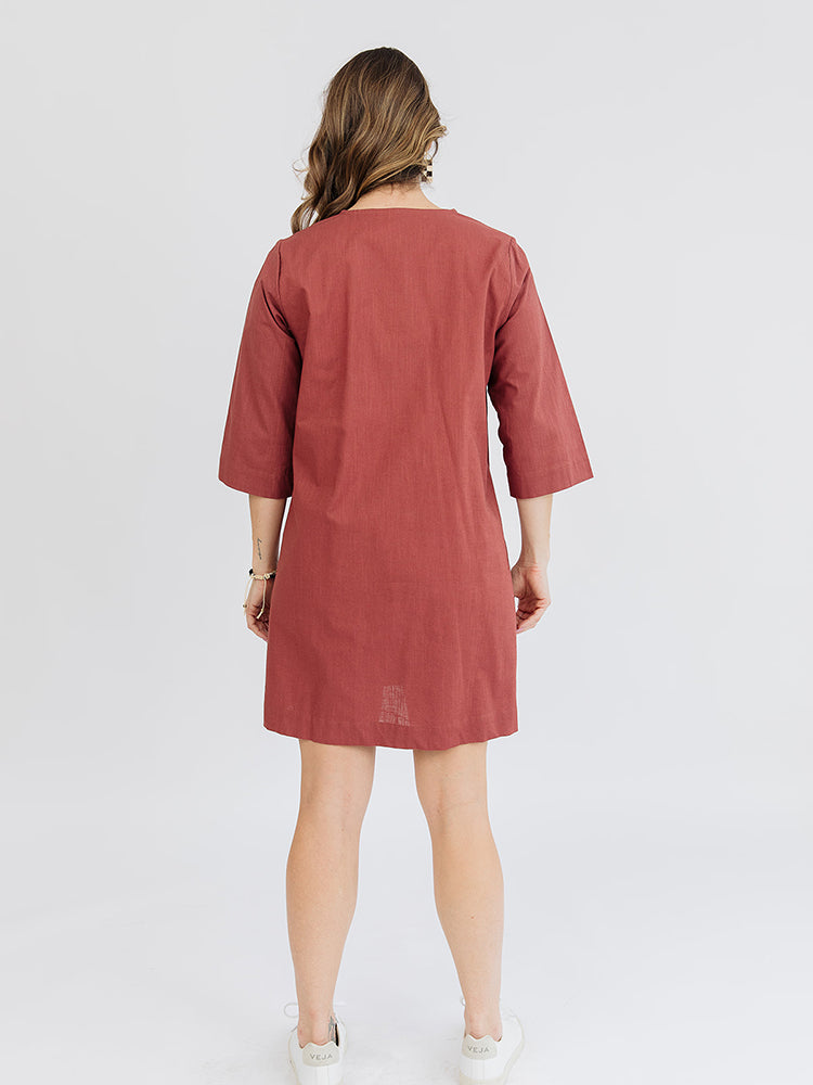 Sawyer Dress - Cinnamon - Image 6