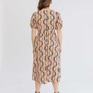 Sydney Midi Dress - Vine Twist Sand - Image 5