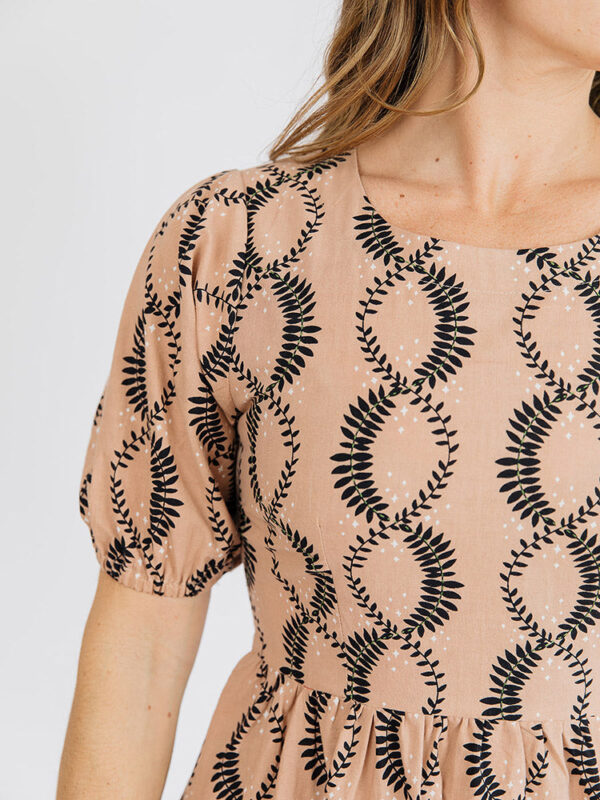 Sydney Midi Dress - Vine Twist Sand - Image 3