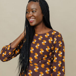 Marseille Long Sleeve Dress - Desert Shapes - Image 6