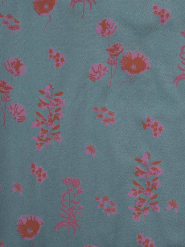 Artsy Traveler Short Sleeve Midi Dress - Botanical Slate - Image 7