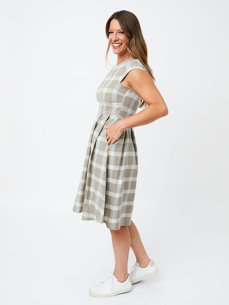 Devonshire Dress - Sterling Plaid - Image 7