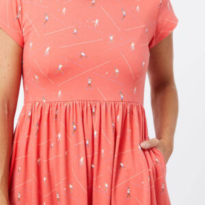 Logan Midi Dress - Badminton Melon - Image 2