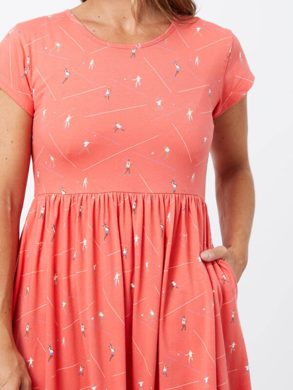 Logan Midi Dress - Badminton Melon - Image 2