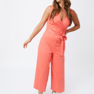 Rita Jumpsuit - Melon Rib Knit - Image 1