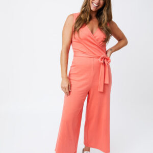Rita Jumpsuit - Melon Rib Knit - Image 3