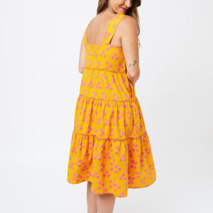 Willa Tiered Dress - Floral Trio Marmalade - Image 5