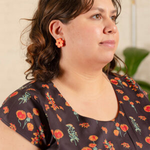 Artsy Traveler Plus Size Dress - Botanical Dusk - Image 5