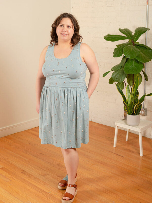 Asheville Plus Size Dress - Badminton Slate - Image 3
