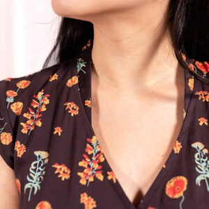 Lucille Dress - Botanical Dusk - Image 3