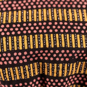 Lydia Dress - Dots And Dashes Yellow - Image 3