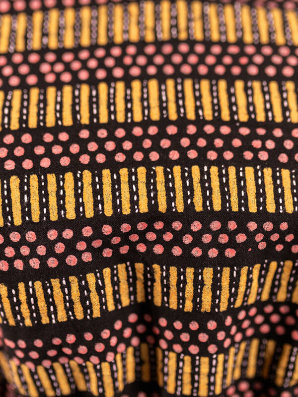 Lydia Dress - Dots And Dashes Yellow - Image 3