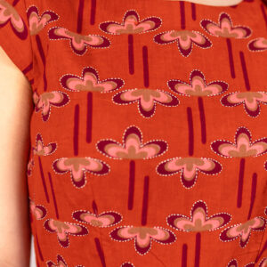 Marseille Dress - Mod Daisy Spiced Coral - Image 2