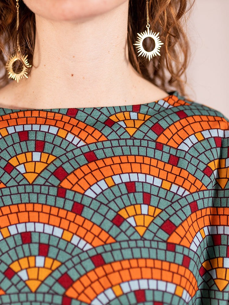 Ruth Top - Mosaic Fan - Image 2