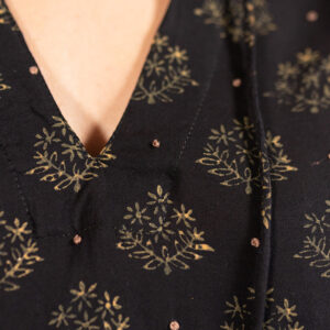 Sohla Mini Dress - Floral Stamp Black - Image 6