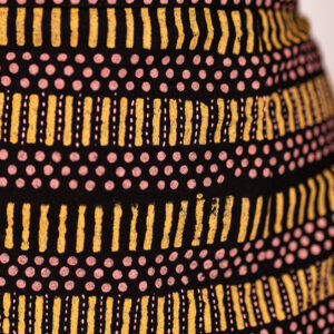 Val Mini Skirt - Dots And Dashes Yellow - Image 2