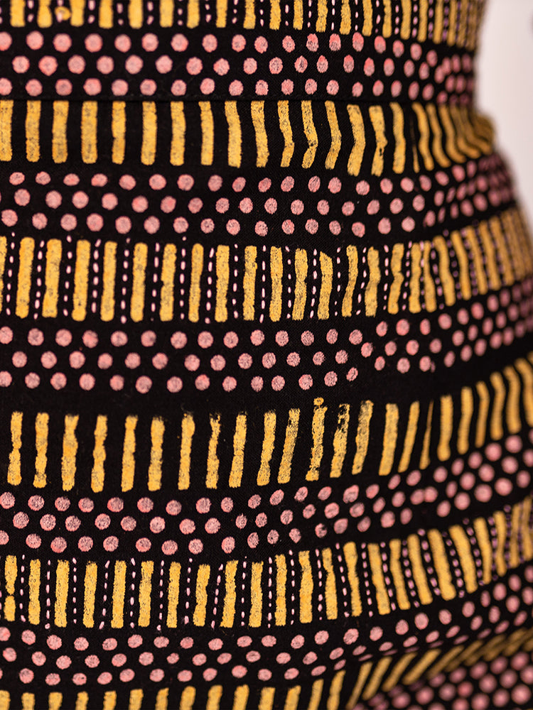 Val Mini Skirt - Dots And Dashes Yellow - Image 2