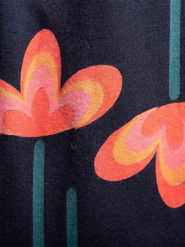 Paloma Top - Mod Daisy Poppy - Image 2