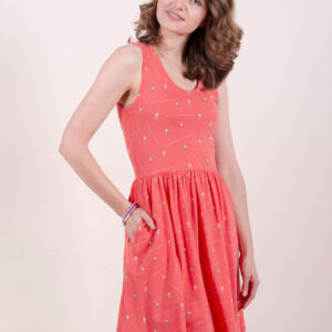 Summer Sonnet Dress - Badminton Melon - Image 3