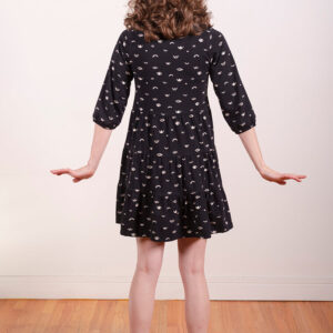 Bellini Long Sleeve Dress - Onyx Eyes - Image 3